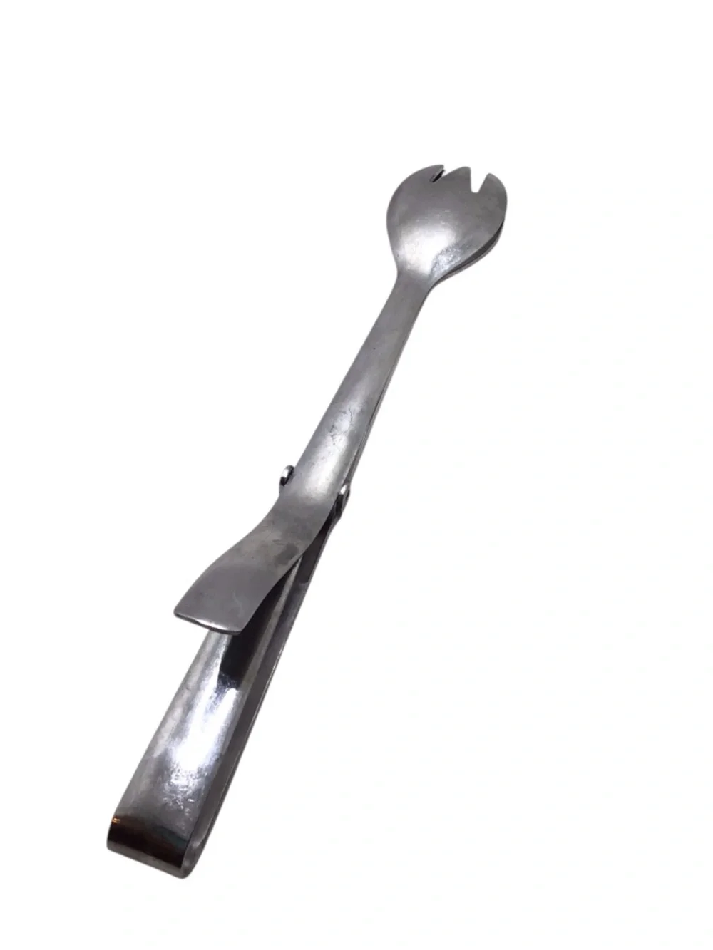 Vintage Nevco Ice Bucket Tongs Stainless Steel Japan 1960s MCM Barware Rare!